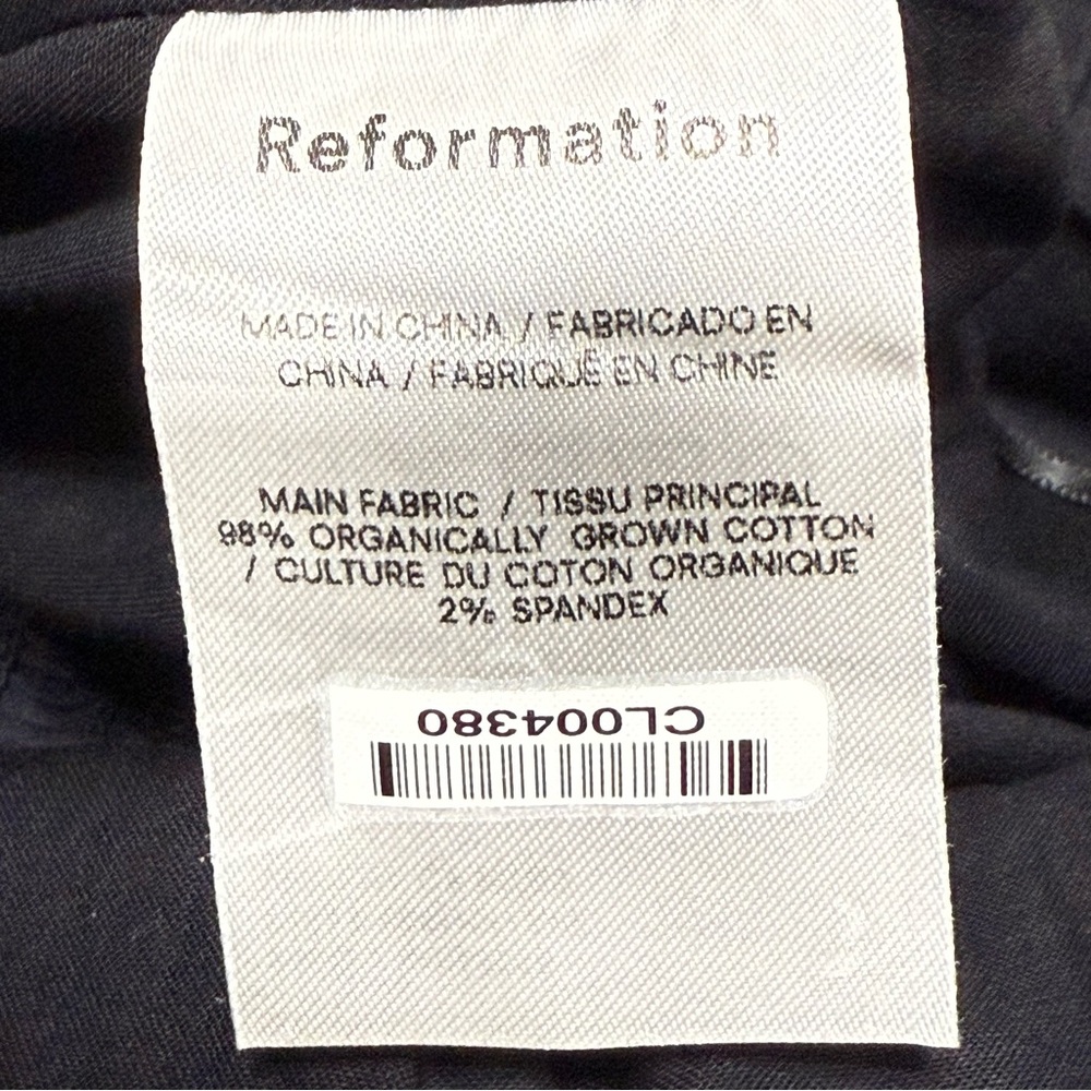 Reformation Black Ruched Blouse - Picture 8 of 10